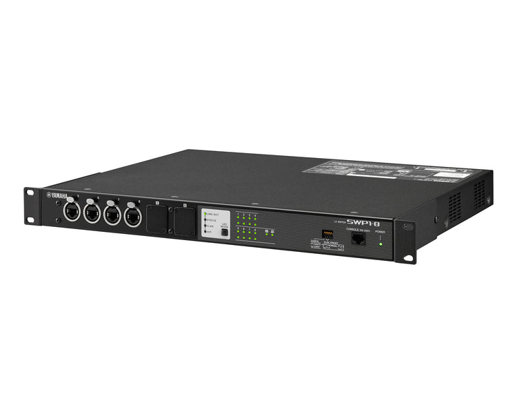 YAMSWP18MMF - Yamaha SWP18MMF Network Switch with 8 EtherCON Ports and 1xOpticalCON Image 3