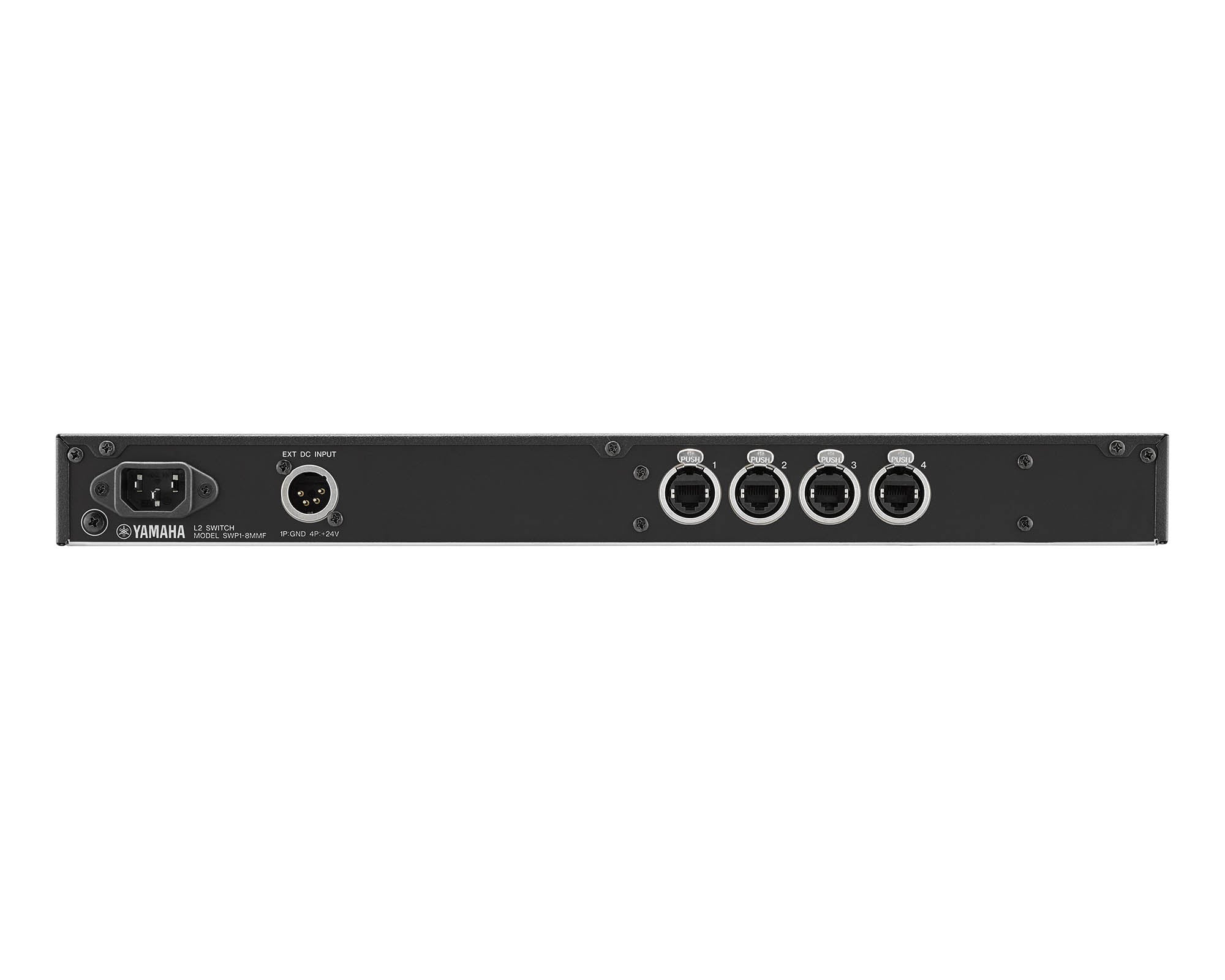YAMSWP18MMF - Yamaha SWP18MMF Network Switch with 8 EtherCON Ports and 1xOpticalCON Image 4