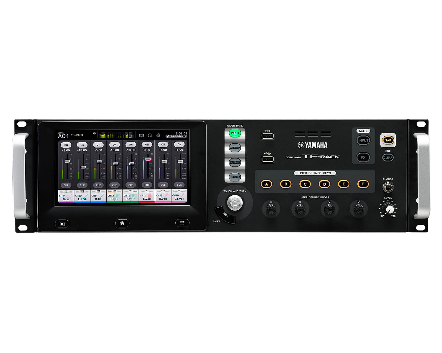 YAMTFRACK - Yamaha TF RACK Digital Mixer Compact Rack Mount Version of TF1 Image 1