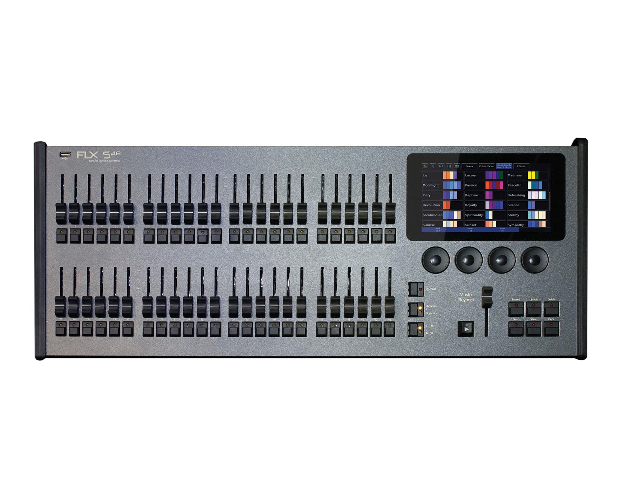 ZERFLXS482 - Zero 88 FLX S48 4 Universe (2048) Lighting Console for 192 Fixtures Image 1