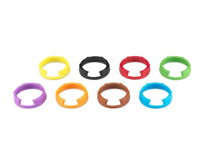 KEN2 Set of 8 Coloured ID Rings for G3/G4 SKM100/300/500