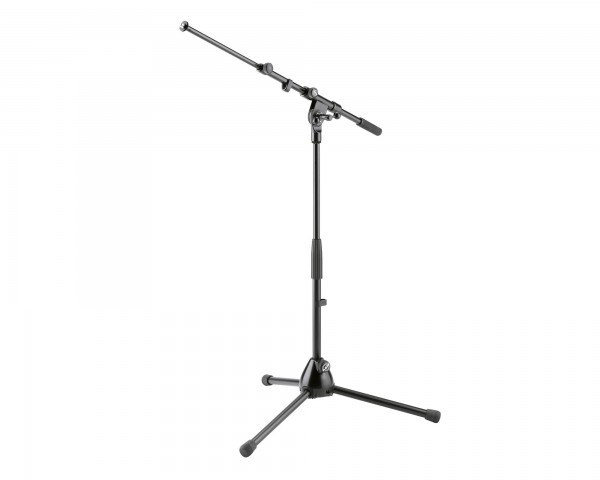 K&M 259 Low Level Mic Stand with Extendable Boom Black - Main Image