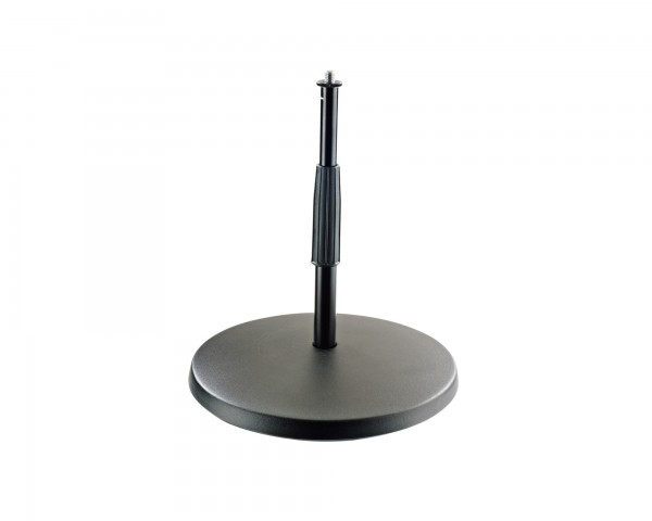 K&M 23320 Low Stand with Cast Iron Base 217-347mm Black - Main Image