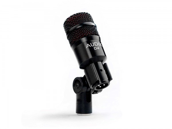 Audix D4 Hypercardioid Drum/Instrument Mic Tailored for Low Frequencies - Main Image