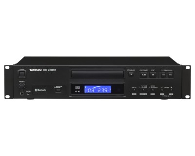 CD-200BT Professional CD Player with Bluetooth Receiver 2U