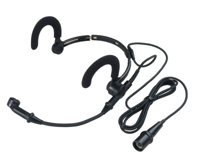 AT889cW Noise Cancelling Condenser Headmic cW 4-Pin Plug BLACK