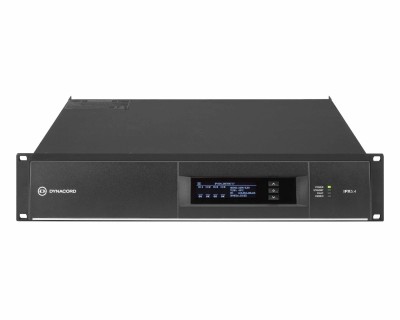 IPX 5:4 DSP Install Power Amp 4x1250W @ 4Ω Dante 2U