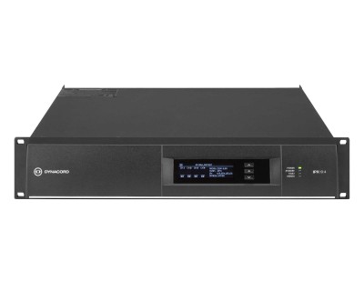 IPX 10:4 DSP Install Power Amp 4x2500W @ 4Ω Dante 2U