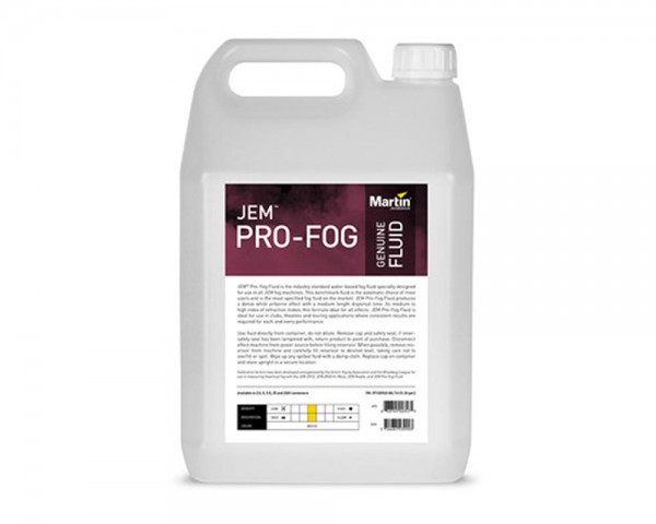 JEM JEM ProFog High Density Water-Based Fog Fluid BOX OF 4x2.5L - Main Image