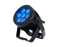 ADJ 7P HEX IP PAR Outdoor Rated 7x12W RGBAW LEDs - outdoor stage lighting