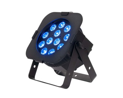 12PX HEX PAR Can with 12x12W RGBAW+UV LEDs Black