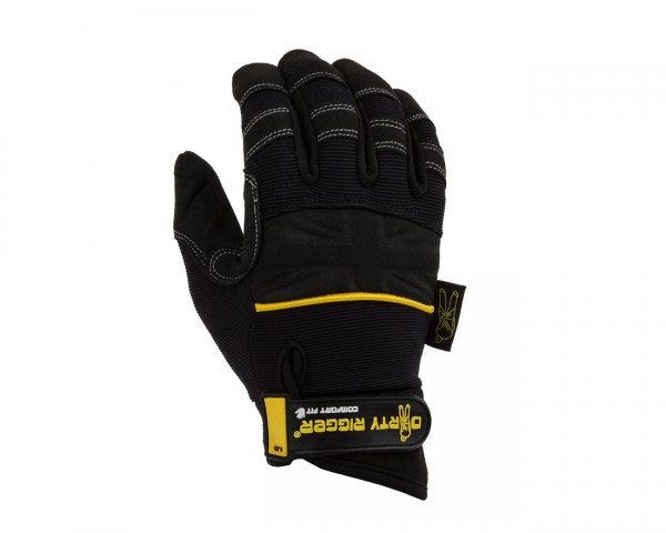 Dirty Rigger Comfort Fit Mens Full Finger Rigging / Loader Gloves (S) - Main Image