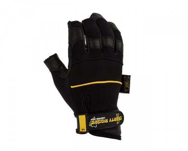 Dirty Rigger Leather Heavy Duty Framer Rigging / Operator Gloves (L) - Main Image