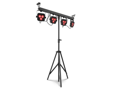 4Bar LTBT 4-Head Wash Tripod with Footswitch BTAir Compatible