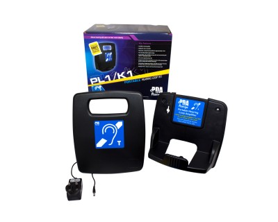PL1K1 Portable Hearing Loop Kit (PL1 Amplifier and Shelf)