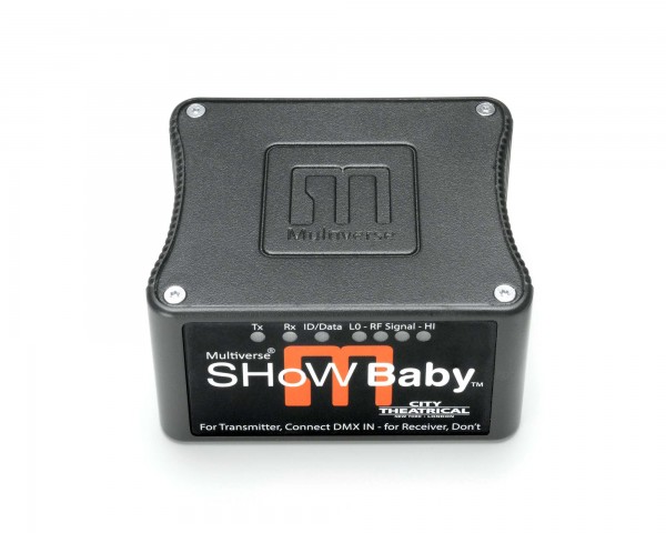 City Theatrical Multiverse SHoW Baby Wireless DMX Transceiver 6ch 2.4GHz - Main Image