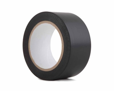 PVC Dance Floor Marking Tape 50mmx33m (3" Core)  MATT BLACK