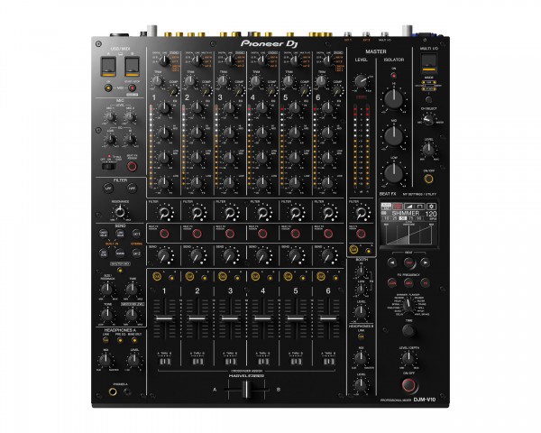 Pioneer DJ DJM-V10 6 Channel Professional DJ Mixer 96-Bit / 4-Band EQ - Main Image