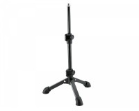 K&M 23150 Tabletop Telescopic Microphone Stand 1/4 Black - Image 1
