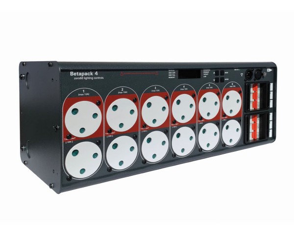 Not Applicable Betapack 4 6x10A DMX Dimmer Pack 12x15A Outlet 4U - Main Image