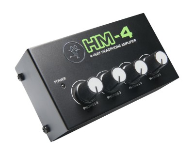 HM-4 4-Way Headphone Amplifier Single Stereo Source 