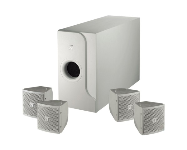 TOA BS301W 2-Way Speaker System (4 x Satellite+1 x Sub) White - Main Image