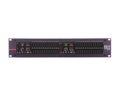 IEQ15 Intelligent Dual 15-Band  EQ + NR/AFS/Limiting 2U