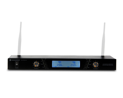 S2.4RX2 UHF Dual Receiver Excluding PSU & Antenna 2.4GHz