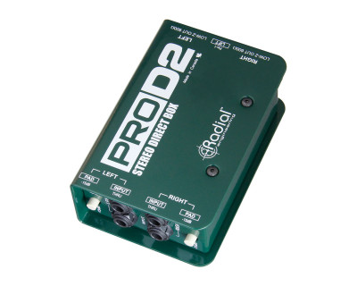 ProD2 Pro-Series Stereo Passive DI Box 