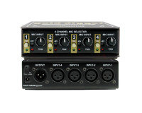 Radial Gold Digger 4-Ch Studio Mic Selector Switcher 4-In/1-Out  - Image 5
