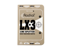 Radial LX-3 Passive Balanced Line-Level Splitter 1-Input / 2-Output  - Image 2