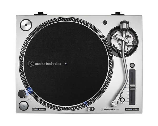 Audio Technica AT-LP140XPS  PRO Direct Drive Turntable  Inc Cartridge Silver - Main Image