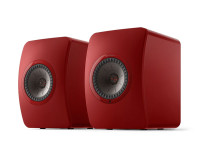 KEF LS50 Wireless II 5.25 2-Way Metamaterial Speaker Red PAIR - Image 1
