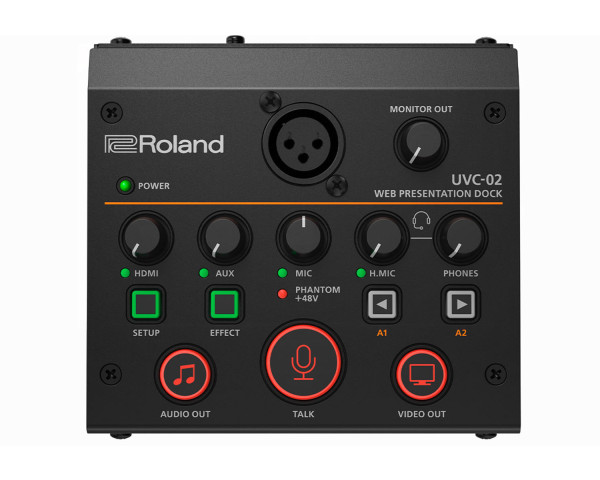 Roland Pro AV UVC-02 Advanced USB Audio Video Capture with Mute/Video/Audio Out - Main Image