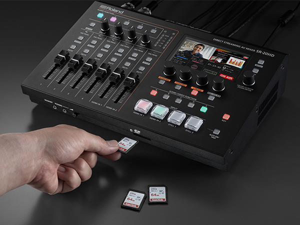 SR-20HD Direct Streaming AV Mixer with SD Cards