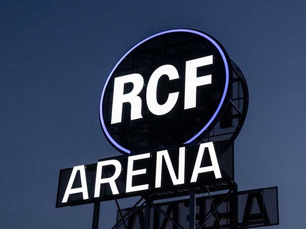 RCF Arena sign