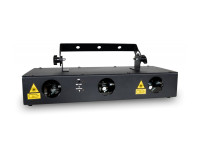 Laserworld EL-200RGB MK2 3-Head RGB Laser with DMX + Sound-to-Light 200mW - Image 1
