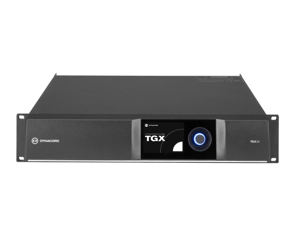 Dynacord TGX20 4Ch DSP Power Amp 4x5000W @ 4Ω Dante / OCA Control 2U - Main Image