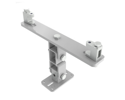 KBD4075L-W Girder Bracket 230mm-320mm Type 75 Plate White