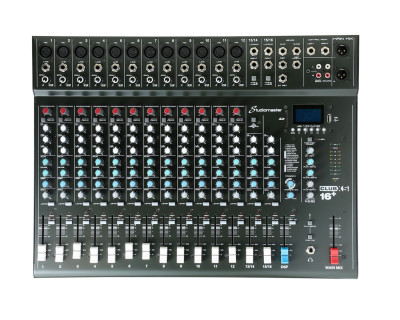 Club XS 16+ 14CH Analogue DSP Mixer 16 In / 12 Mic / 2 St / 2 Aux