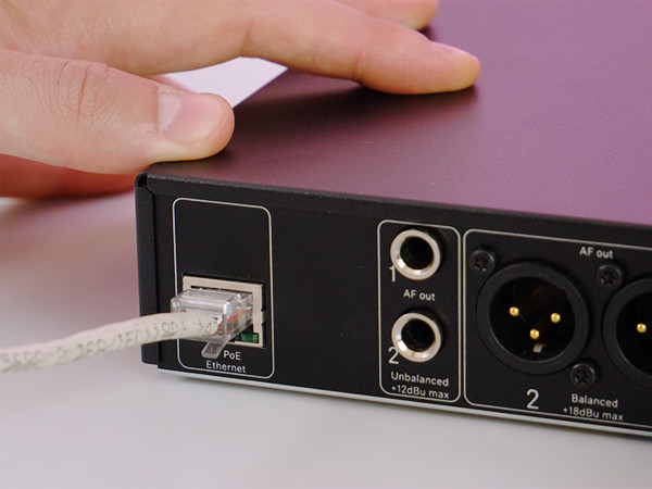Sennheiser EW-DX Ethernet Control Port