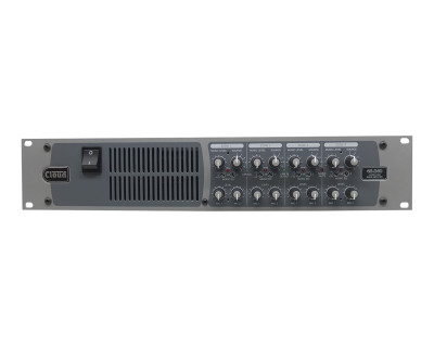 46-240 4-Zone Mixer Amp 6-Line/2-Mic I/P 4x240W 4Ω/100V 2U