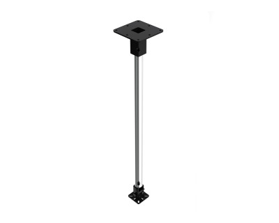 XB80-B Top-Mount Ceiling Bracket 1000mm Tube Type 80 40kg Black