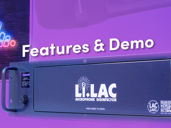 Li.LAC Ultraviolet Microphone Disinfector - Features & Demo