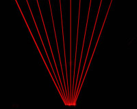 Laserworld *B-GRADE* BeamBar 10R MK2 1200mW Diode Beam 10 RED Lasers - Image 5