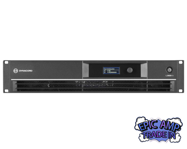 Dynacord L3600FD Live Series DSP Amplifier 2x1700W @ 4Ω 2x3000W @ 2Ω 2U - Main Image