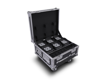 Freedom Flex H4 IP Rugged Road Case with 6 x IP54 Fixtures