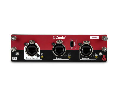 M-DL-DANT64-AX Dante Card for dLive/Avantis 64x64 96KHz/48KHz