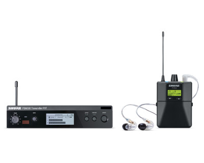 P3TRA215CL PSM 300 Premium Wireless IEM Set with SE215-CL K3E