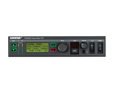 P9T PSM900 Wireless IEM Half-Rack Transmitter K1E 596-632 MHz
